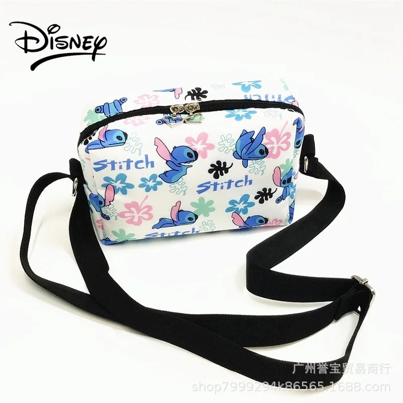 Top Trends: Disney Stitch Girl Shoulder Bag For Girl Women Messenger Bag Cartoon Waterproof Casual Mobile Phone Bag High Quality Coin Purse Shoppable Styles