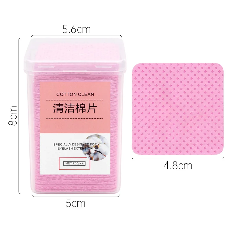 Top Trends: Pink Gel Nail Polish Remover Cotton Pads Nail Wipes 100% Lint-Free Cleaner Manicure Cleaning Tools For Nails Towel Nail Tool DS # Shoppable Styles - Image 5