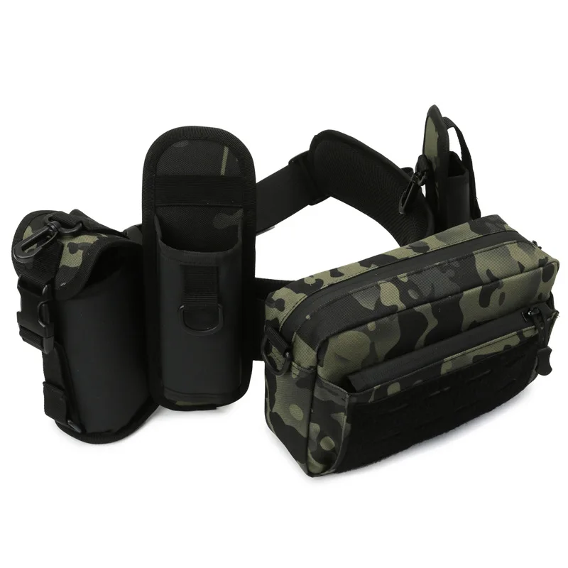 Top Trends: Tactical Military Waist Bags Belt Men&#039;s Waterproof Outdoor Multi-functional Pack Riding Lure Bag Male Insert Fishing Rod Y7A Shoppable Styles