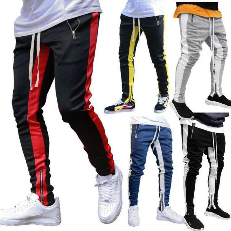 Top Trends: New Men's Casual Fashion Pants Sportswear Skinny Male Trousers Gyms Tracksuits Bottoms Hip Hop Streetwear Joggers Sweatpants Shoppable Styles