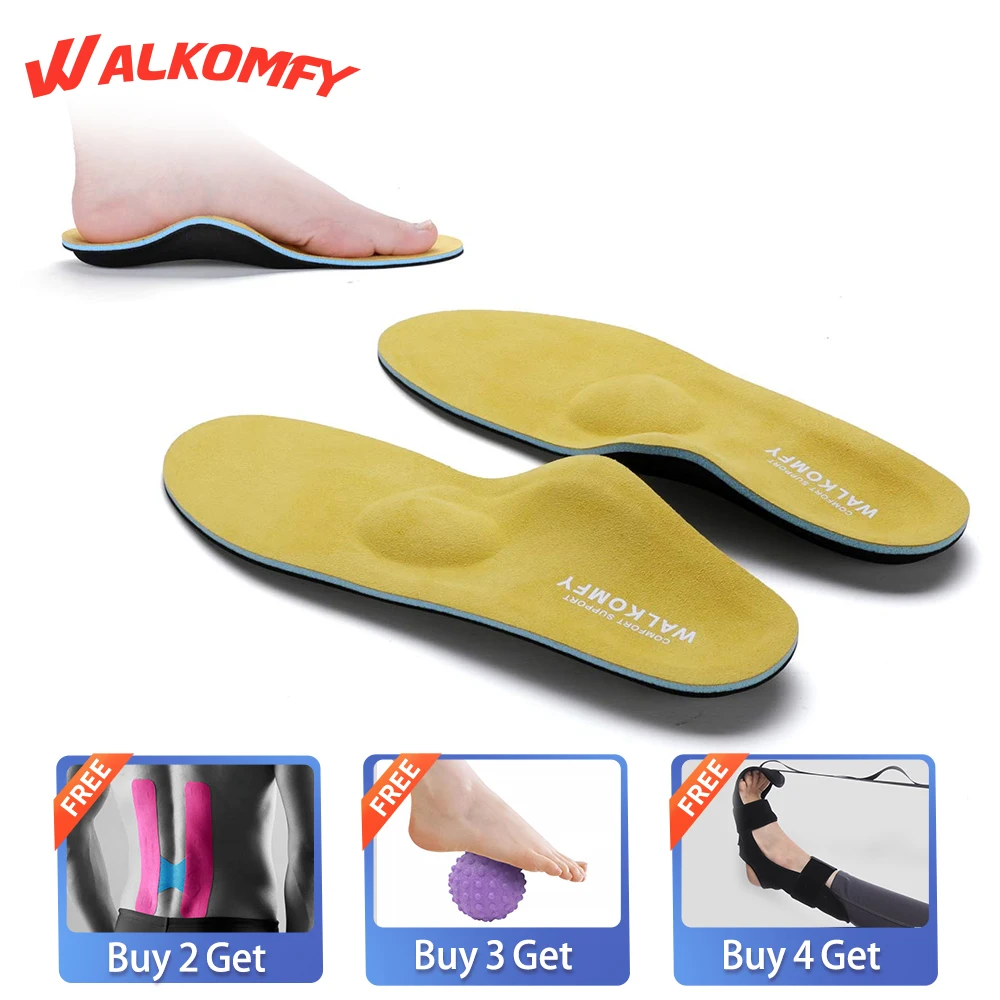 Top Trends: Walkomfy Eva Orthopedic Insoles For Flat Feet, Plantar Fasciitis Pain , Arch Support Orthotic Shoes Sole Foot Care For Women Men Shoppable Styles