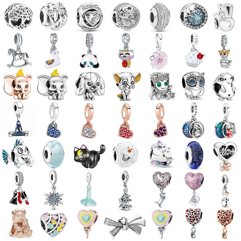 Top Trends: New Fashionable Charm Original Princess Lollipop Bear Beads Suitable For The Original Pandora Lady Bracelet Jewelry Gift Shoppable Styles