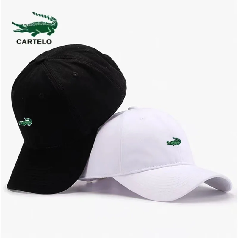 Top Trends: Men's Retro Embroidered Baseball Cap Adjustable Casual CARTELO Cotton Sun Hat Unisex Women's Solid Color Sun Hat F1Caps For Men Shoppable Styles - Image 3