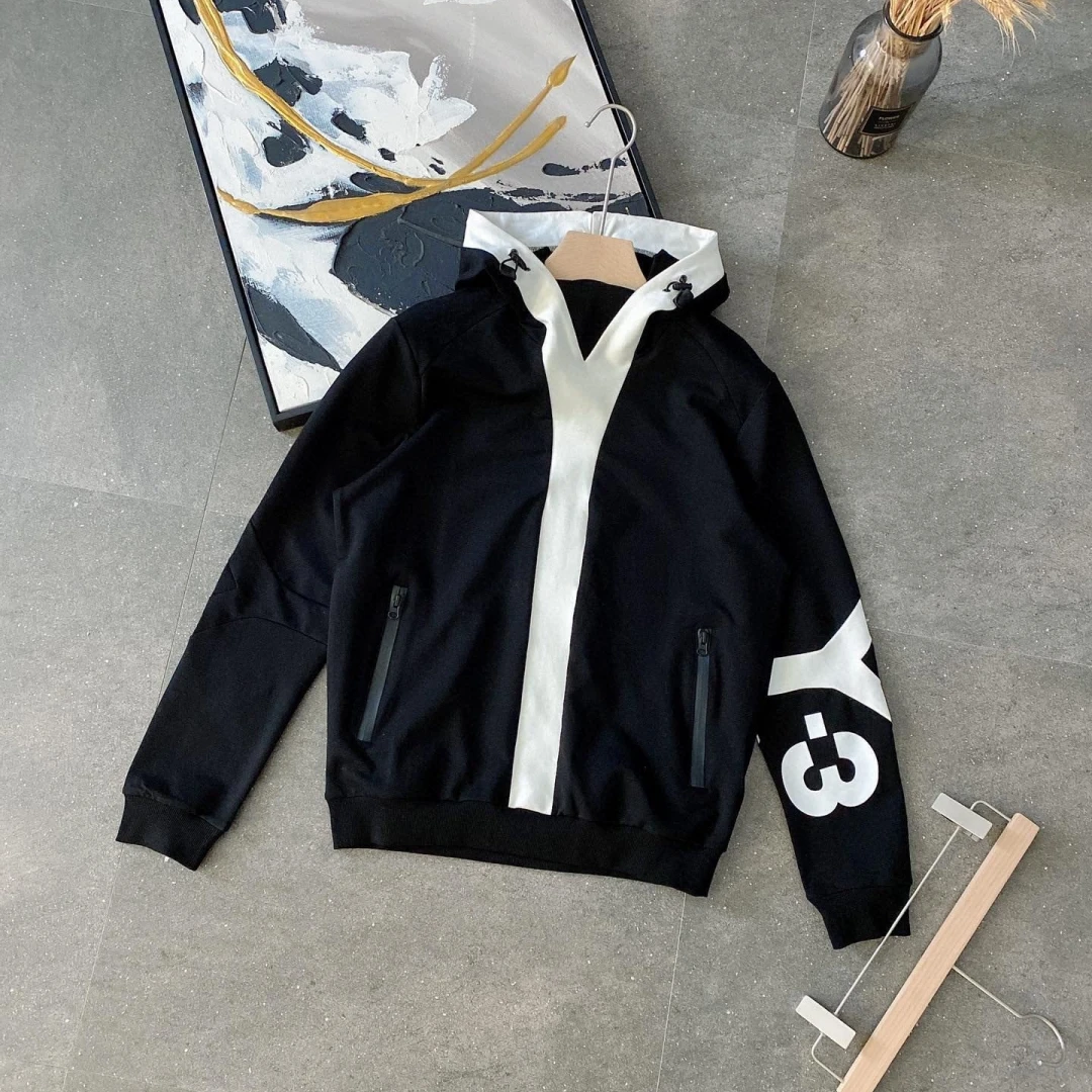 Top Trends: Y-3 Yohji Pullover Cardigan Yamamoto Design Casual Sports Hoodie Set Long Sleeve Pants For Men Autumn And Winter Cardigan Shoppable Styles