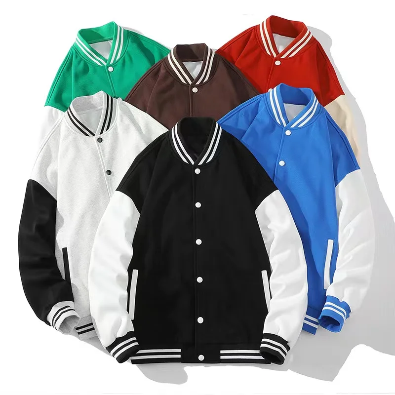 Top Trends: Baseballs Jackets New Fashion Casual Quality Patchwork Button Sports Coat Women Men Team Varsity Jacket Custom Shoppable Styles