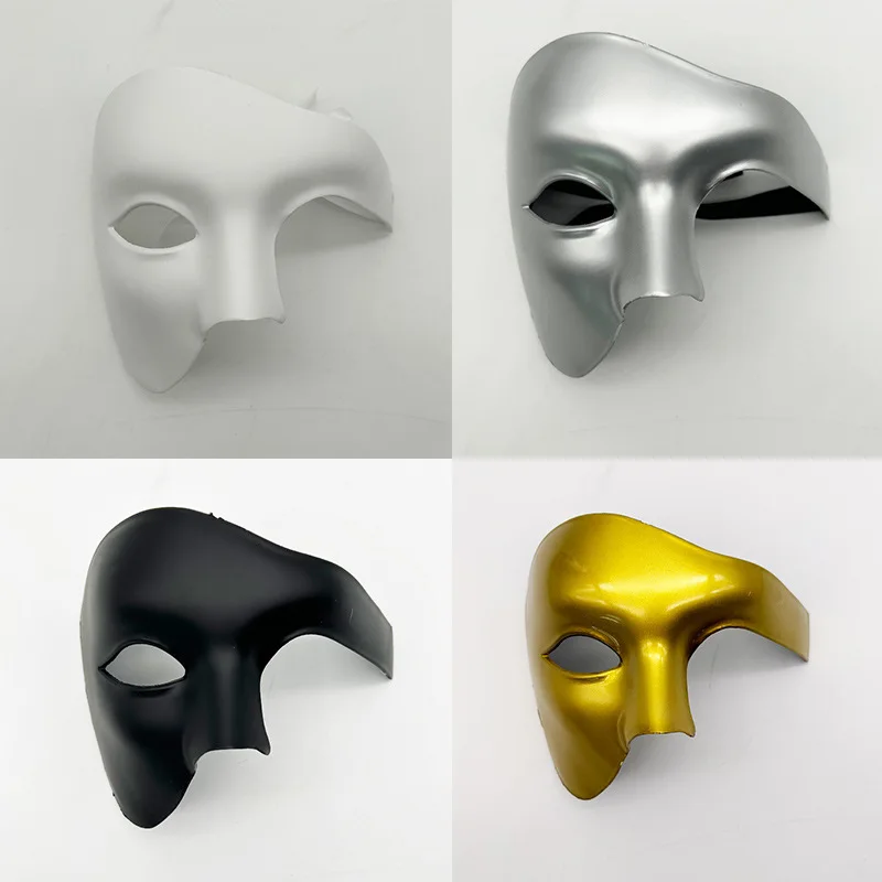 Top Trends: Masquerade Cosplay Masks Fashion Creative Phantom Half Face Mask Carnival Costume Props Halloween Party Anonymous Face Shoppable Styles