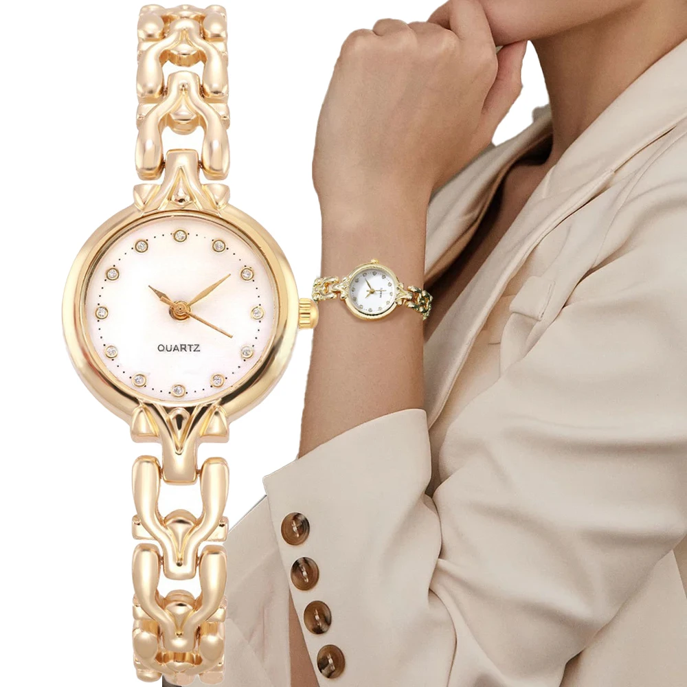 Top Trends: Women's Watch New 2023 Top Brand Quartz Watch Luxury Ladies Diamond Set Stainless Steel Bracelet Clock Dress Compact Watches Shoppable Styles