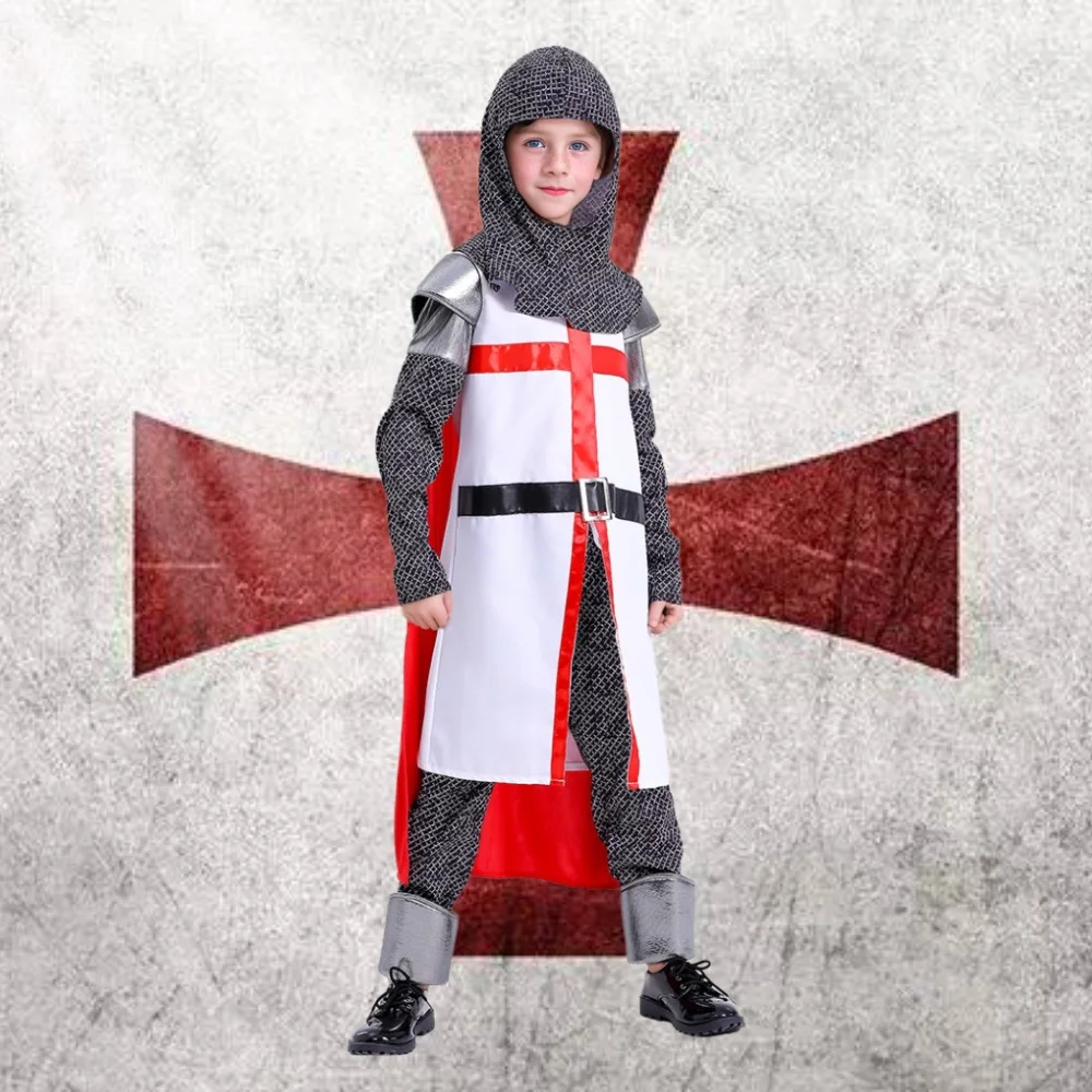 Top Trends: Kids Crusader Medieval Knight Costume For Halloween Book Week Shoppable Styles