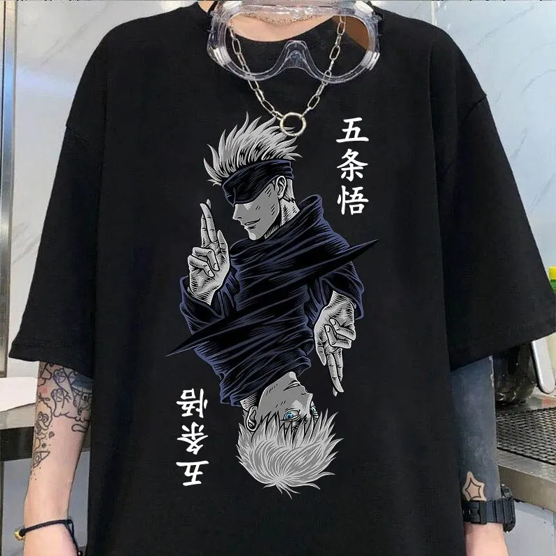 Top Trends: Summer Women's T-Shirt Fashion Jujutsu Kaisen Satoru Gojo Anime Graphic Tees Shirts For Women O-Neck Short Sleeve Female Clothes Shoppable Styles