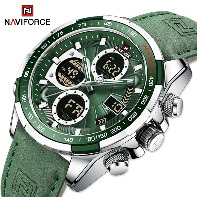 Top Trends: New NAVIFORCE Fashion Military Watches For Men Luxury Original Sports Chronograph Watch ​Waterproof Quartz WristWatch Clock Gift Shoppable Styles