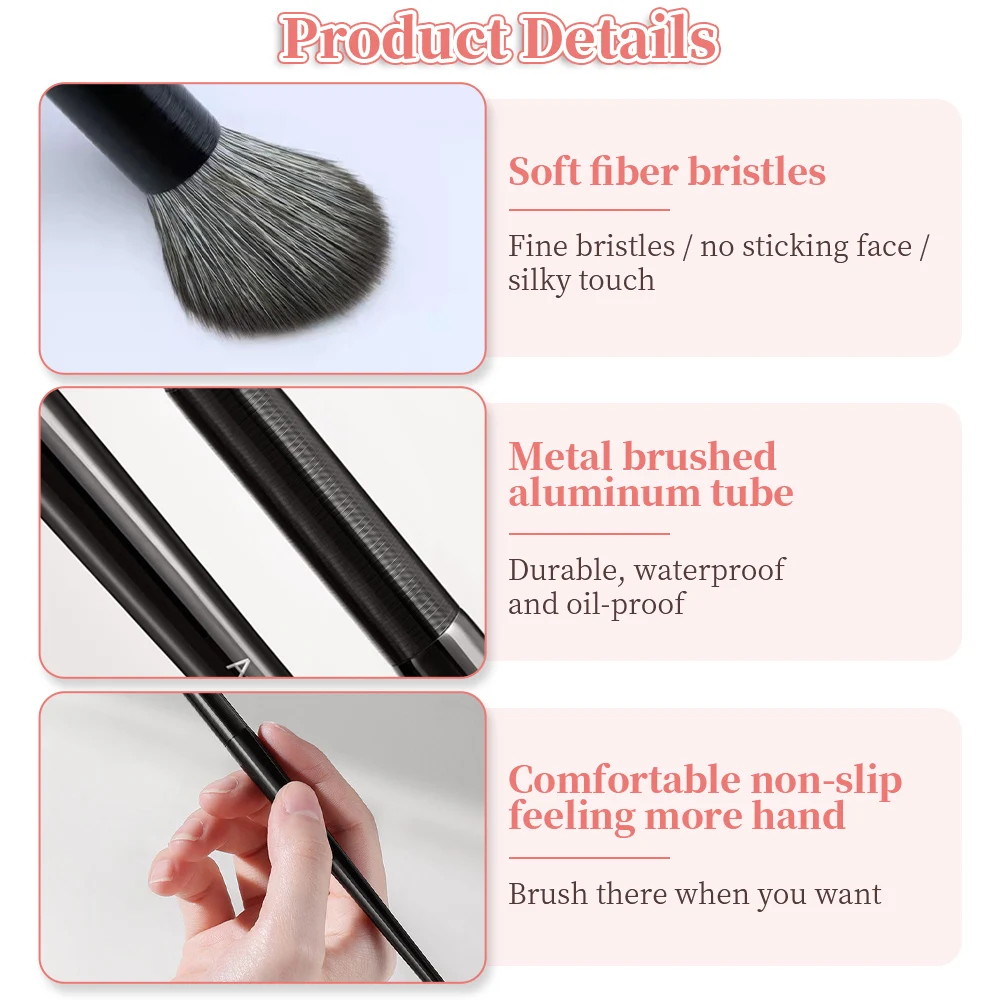 Top Trends: Nose Shadow Brush Angled Contour Makeup Brushes Face Nose Silhouette Eyeshadow Cosmetic Blending Concealer Brush Makeup Tools Shoppable Styles - Image 5