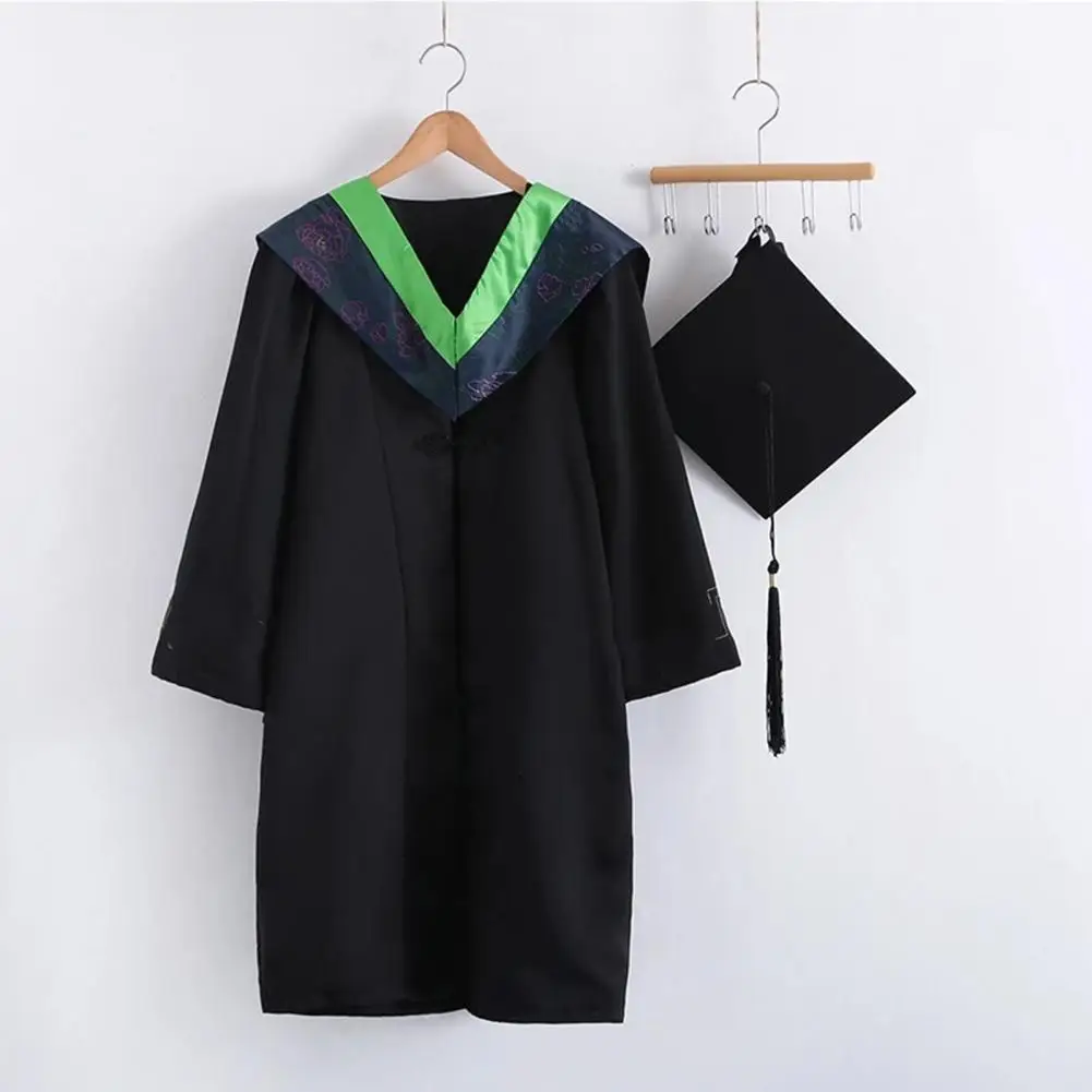 Top Trends: Graduation Uniform Gown Cap 2023 Unisex Graduation Bachelor Costume School University Graduation Ceremony Baccalaureate Gown Shoppable Styles - Image 5