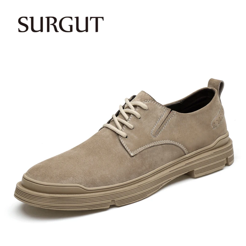 Top Trends: SURGUT Men's Comfortable Casual Work Men Shoe Brand Leather Shoe Top Quality Driving Moccasin Men Luxury Brand Flats Boat Shoes Shoppable Styles