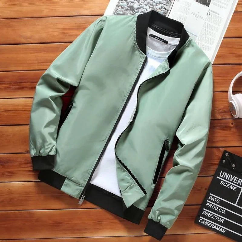 Top Trends: 2023 New Spring And Autumn Fashion Trendy Mock Collar Panel Pocket Casual Comfort Slim Solid Short Baseball Uniform Jacket Shoppable Styles