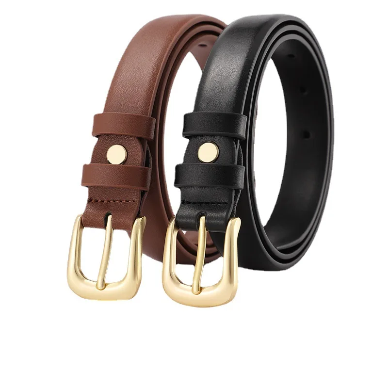 Top Trends: Ladies Belt Leather Student Korean Version Versatile Jeans Belt Decorative Skirt New Luxury Designer Belt Shoppable Styles - Image 3