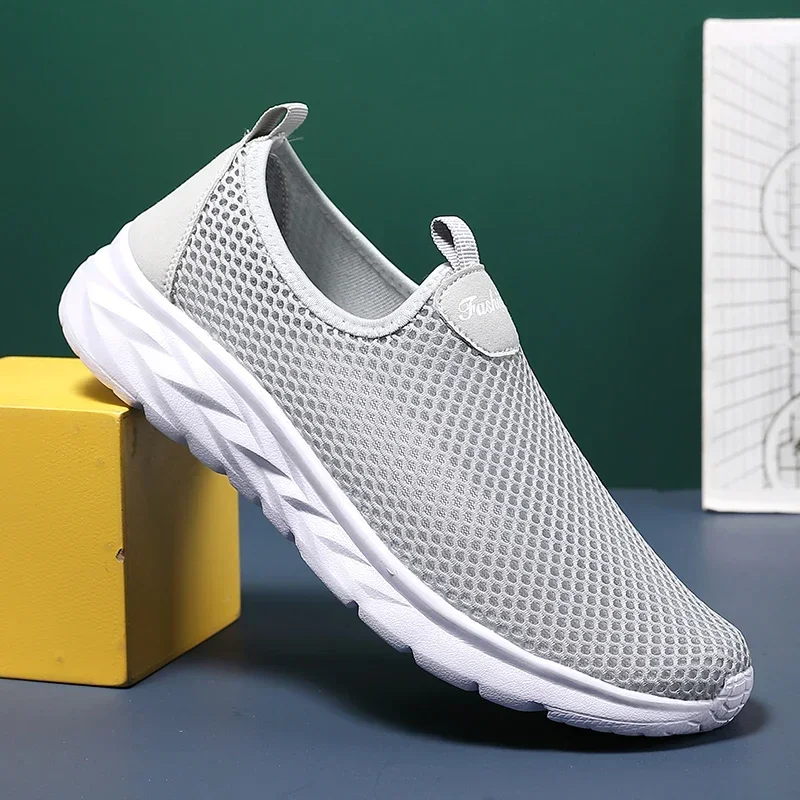 Top Trends: YRZL Sneakers Men Slip On Casual Shoes Breathable Mesh Outdoor Non Slip Sports Shoes Lightweight Comfortable Shoes For Men Shoppable Styles