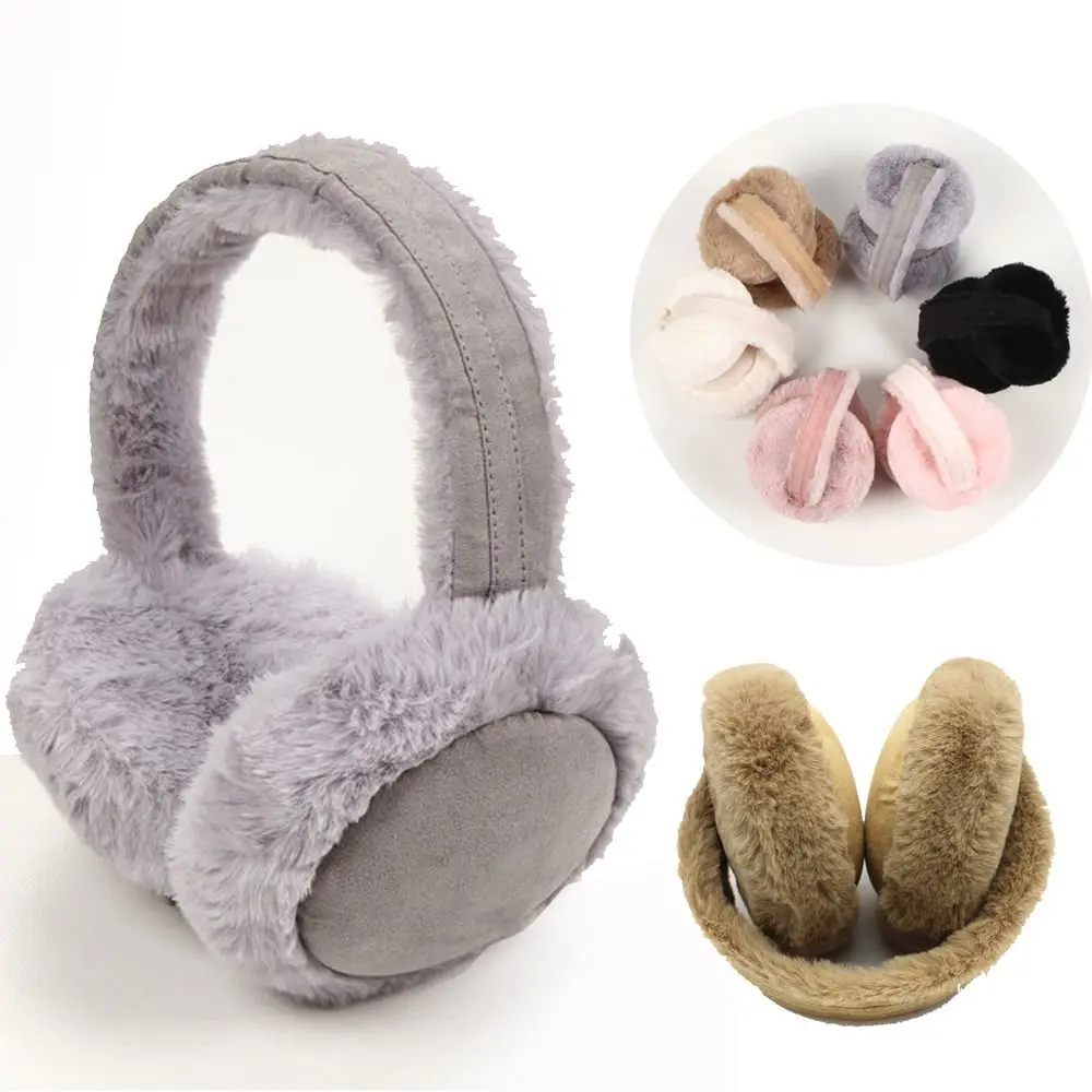 Top Trends: Fashion Outdoor Women Men Ear Warmer Fluffy Ear-Muffs Foldable Earflaps Soft Plush Earmuffs Winter Warm Shoppable Styles