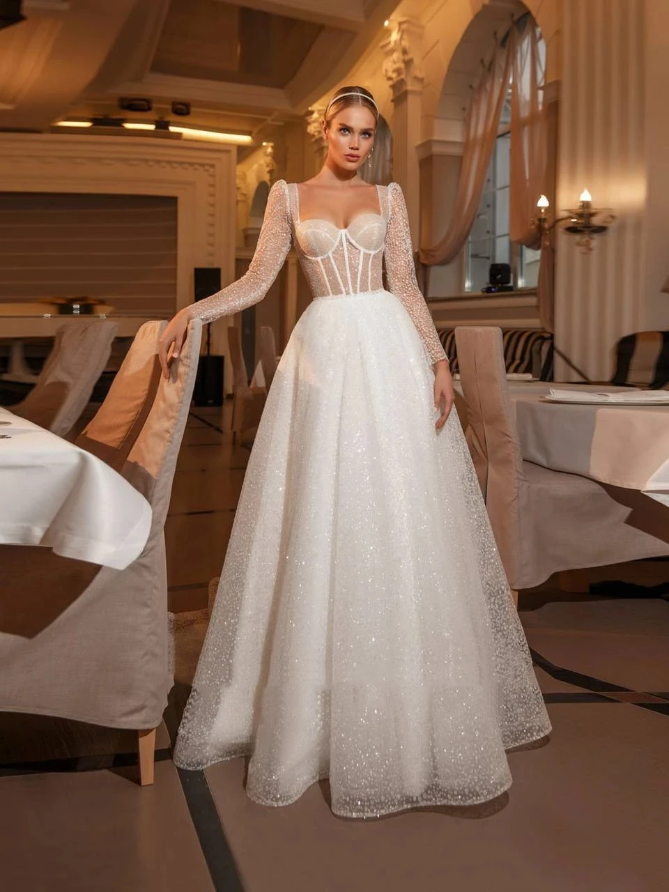 Top Trends: Classic Wedding Dresses A-Line Sweetheart Bridal Gowns For Formal Party 2024 Long Sleeves Robes Appliques Vestidos De Novia 2023 Shoppable Styles