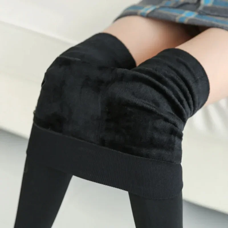 Top Trends: Winter Fleece Lined Leggings Women High Waist Velvet Keep Warm Soft Pants Solid Comfortable Stretchy Thermal Tights Leggings Shoppable Styles