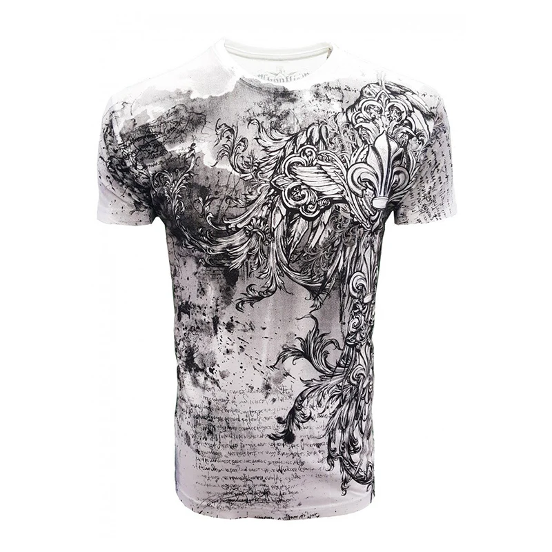 Top Trends: Vintage Men Clothing Summer Casual Y2k Tops Women Oversized T Shirts Fashion Sport Gym Short Sleeve 3D Printed Crosses Camisetas Shoppable Styles - Image 4