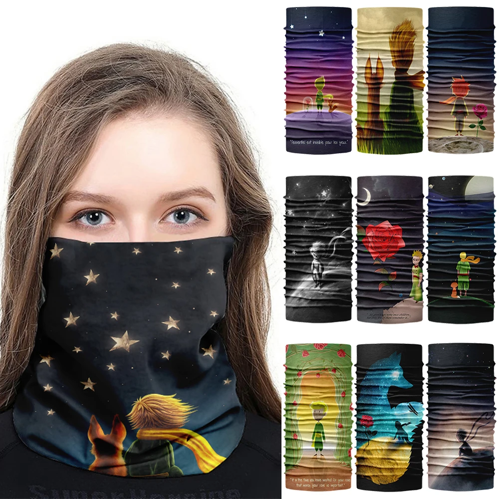 Top Trends: Multifunctional Seamless Magic Headscarf Cartoon Little Prince Fun Balaclava Men Women Riding Fishing Motorcycle Face Bandana Shoppable Styles