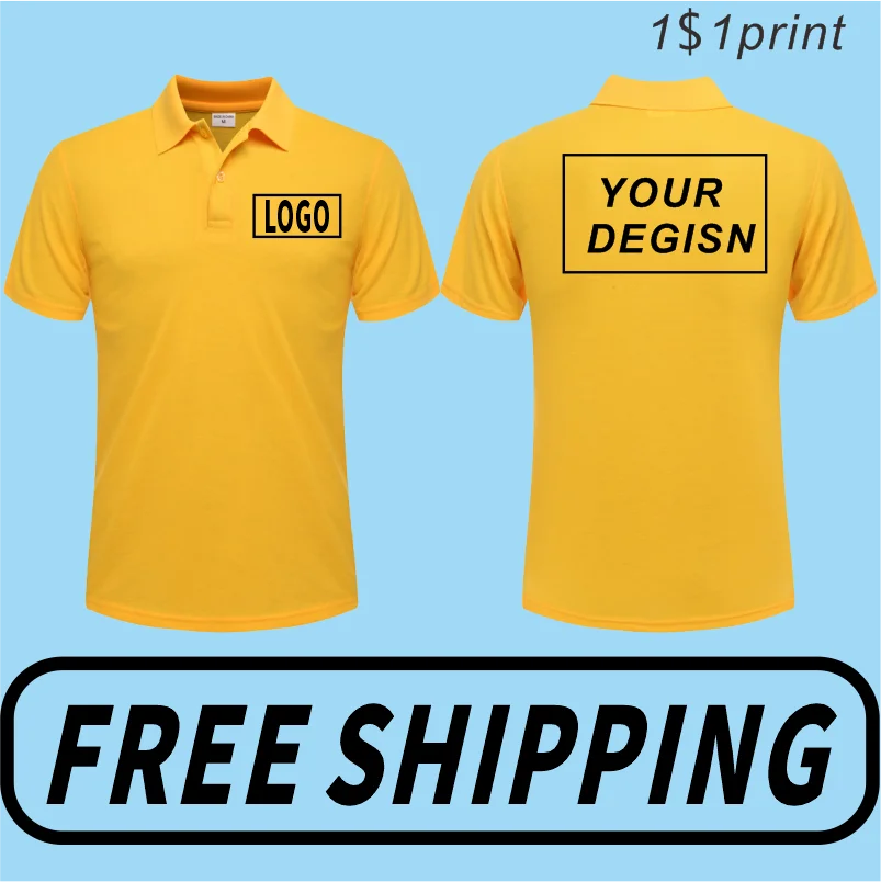 Top Trends: Summer Thin Short Sleeves Polo Shirt Cheap Casual Top Custom Printed Embroidered Text Logo Versatile Breathable Shirt Unisex Shoppable Styles