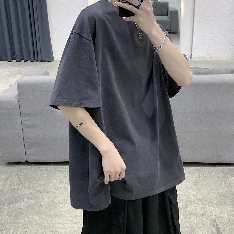 Top Trends: Oversized 100% Cotton Graphic T Shirts 2024 Summer Y2k Black Harajuku T-shirts Korean Fashion Classical Vintage T Shirt Shoppable Styles