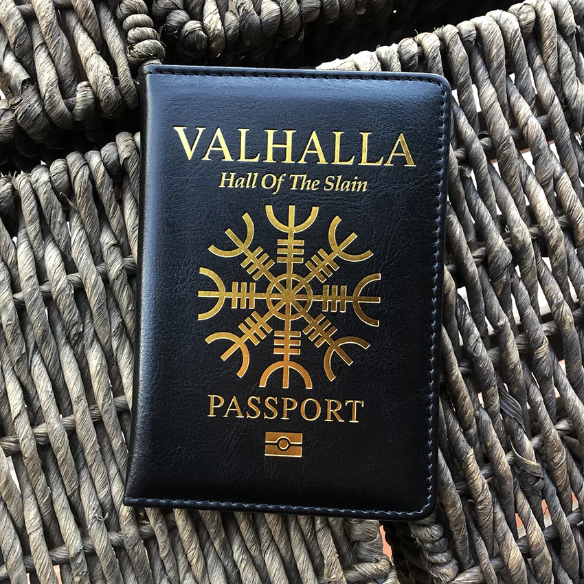 Top Trends: Vikings Valhalla Passport Cover Norse Mythology Passport Holder For Hall Of The Slain Passport Cover Travel Shoppable Styles - Image 2