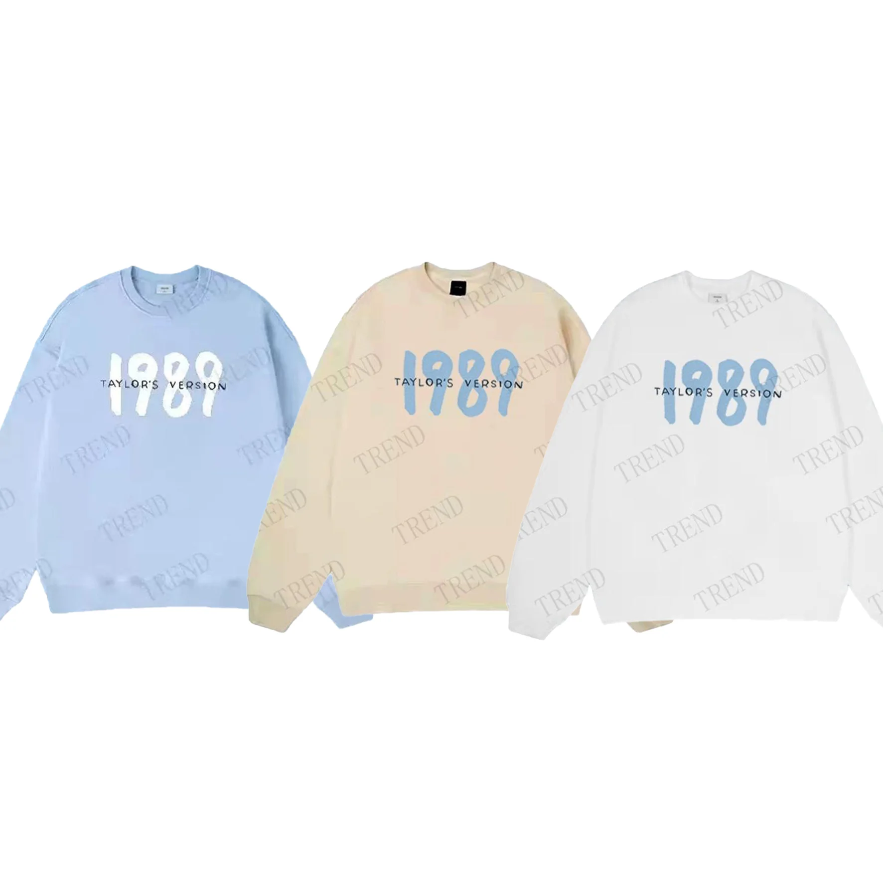 Top Trends: 1989 Album Letter Printing Hoodie Autumn And Winter Loose INS Style Hoodie Loose Cotton Round Neck Sweater Fans Support Shoppable Styles