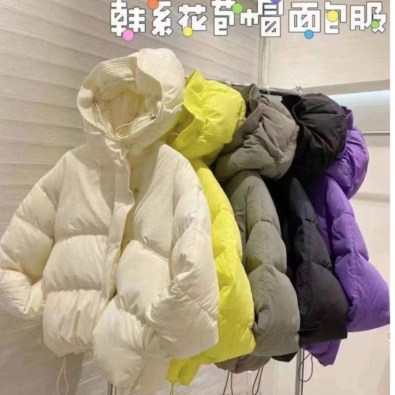 Top Trends: 2023 Winter Chic Hooded Down Cotton Puffer Parka Coats Women Loose Solid Thicken Warm Jacket Female New Fashion Zippers Outwear Shoppable Styles