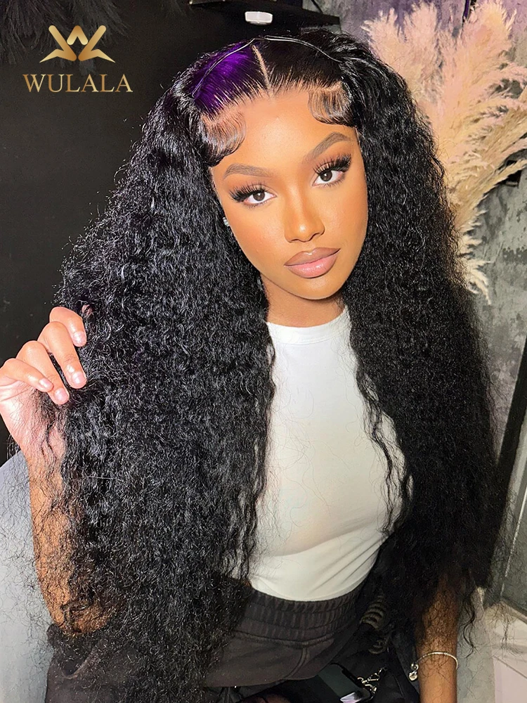 Top Trends: 30 Inch Deep Wave Lace Front Wig 13x6 Hd Lace Frontal Wig Curly Human Hair Wig 13x4 Pre Plucked Lace Wet And Wavy Wigs For Women Shoppable Styles