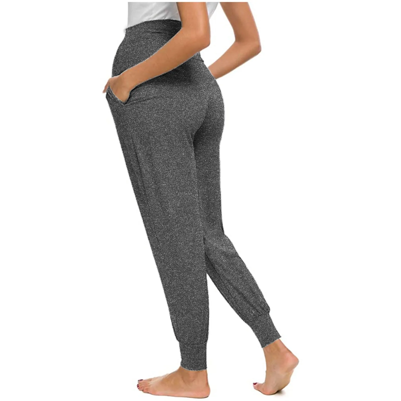 Top Trends: Summer Maternity Pants Pregnancy Women Clothes Loose Casual Pants Trousers Yoga Jogger Workout Pants Maternity Legging Sportwear Shoppable Styles - Image 5