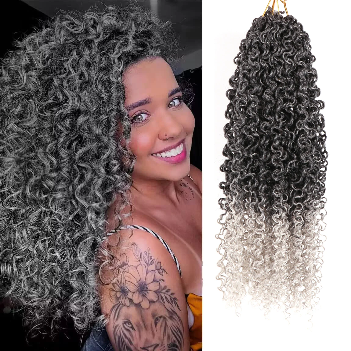 Top Trends: GoGo Curl Crochet Hair 14Inch Braiding Hair Faux Locs Curly Deep Twist Crochet Hair Water Wave Synthetic Braid Hair For Women Shoppable Styles