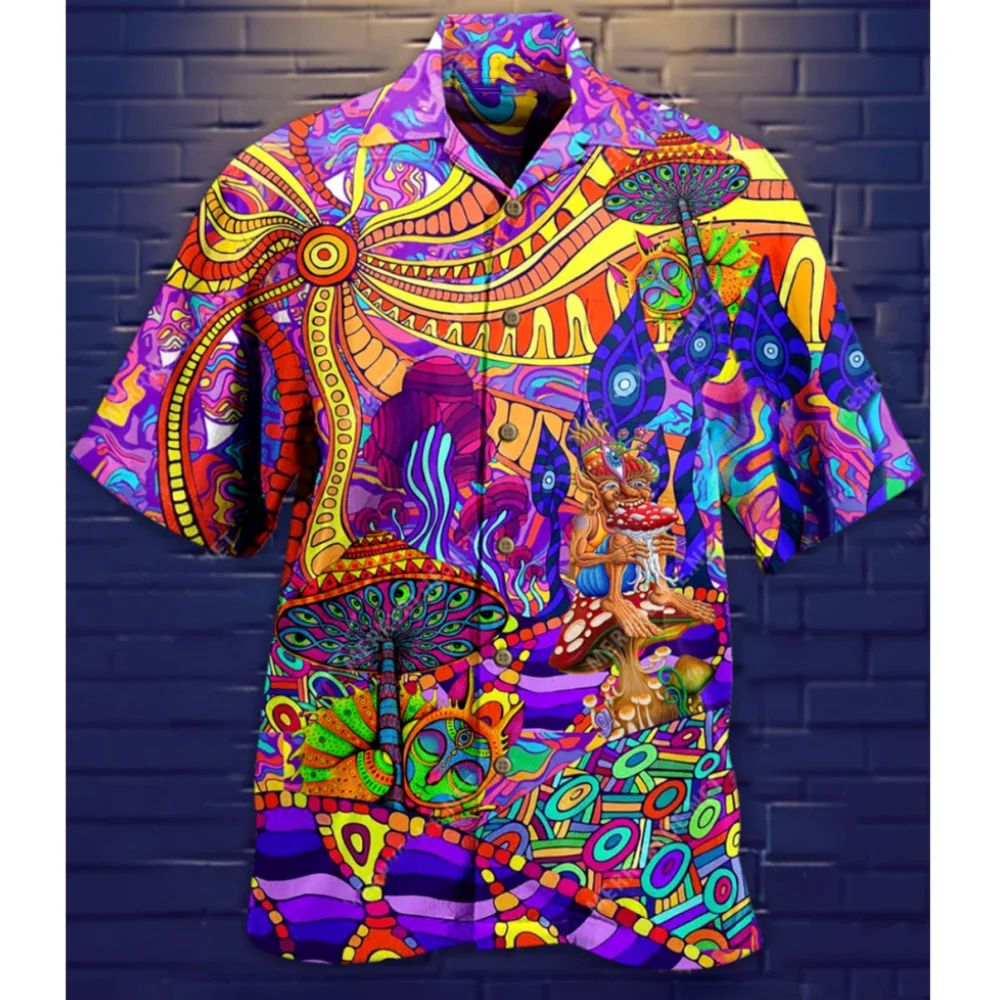 Top Trends: 2022 Hawaiian Shirts Men 3d Printed Beach For Men Women Short Sleeve Cuban Shirts For Men Beachwear Clothes Casual Vintage Tops Shoppable Styles