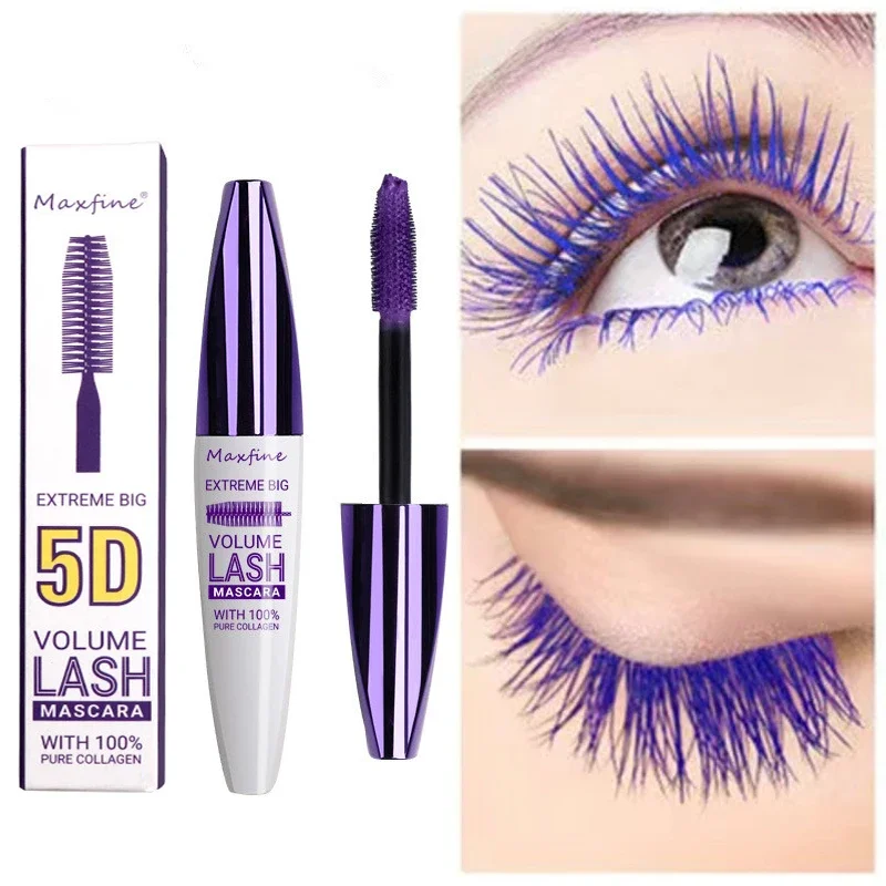 Top Trends: 5D Silk Fiber Mascara Colorful Waterproof Curling Thick Mascara Non-smudge Fast Dry Lasting Lengthening Eye Lashes Makeup Tools Shoppable Styles