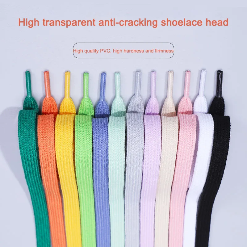 Top Trends: Classic Cotton Shoelaces Flats Sneakers Shoe Laces Tennis Shoelace 1CM Width 80 / 100 / 120 / 140 / 160CM Laces For Shoes Accesories Shoppable Styles