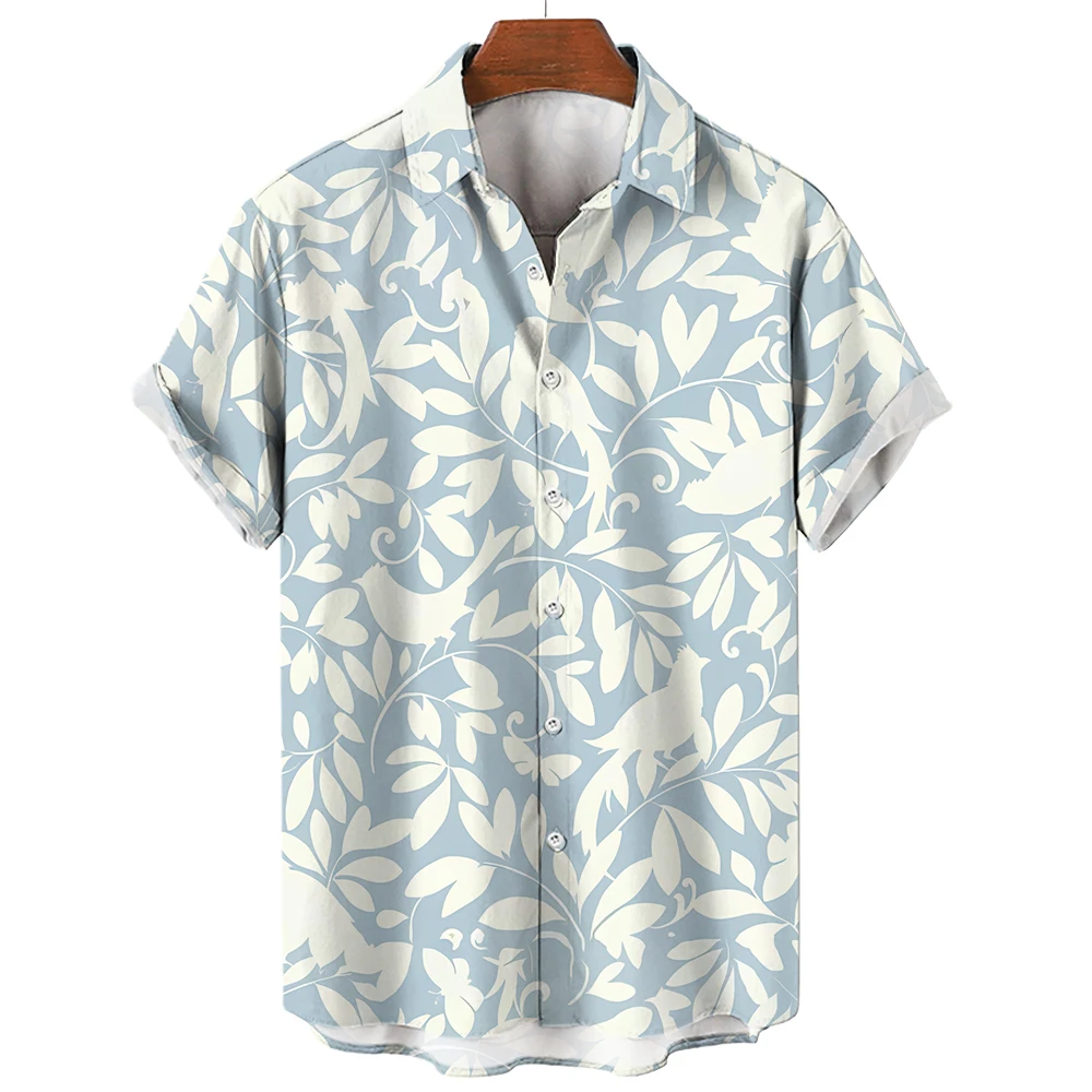 Top Trends: New Casual Shirts Men's Summer Clothing Digital Printing Fashion Mens Short Sleeve Tops Loose Seaside Apparel Social Shirts 2023 Shoppable Styles