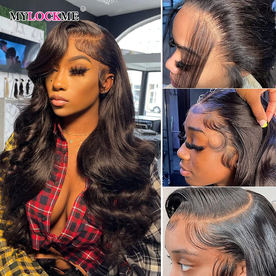 Top Trends: Wigs On Sale Clearance Human Hair Mylockme 100% Human Brazillian Pre Plucked 13x4 Cheap Preplucked Lace Frontal Wig Shoppable Styles