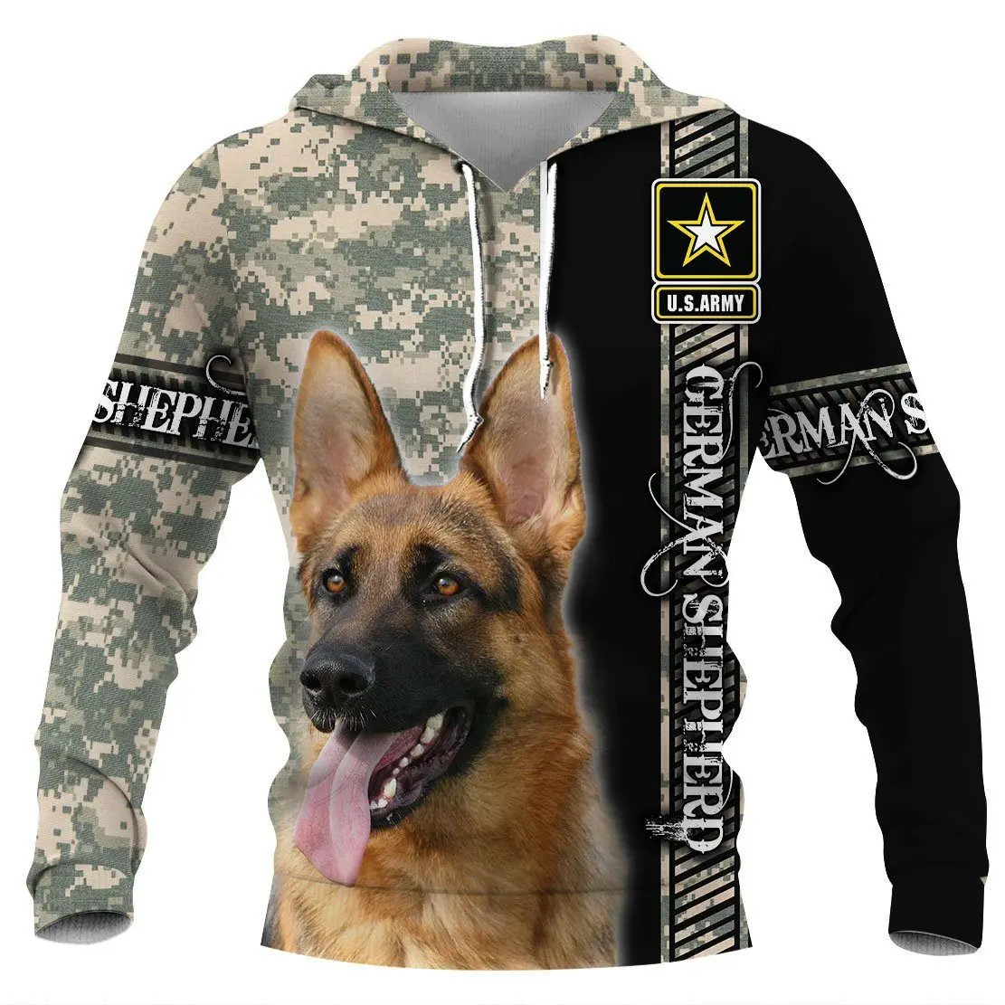 Top Trends: German Shepherd / Beagle / Malinois 3D Printed Hoodies Women For Men Pullovers Street Tracksuit Love Dog Gift Shoppable Styles