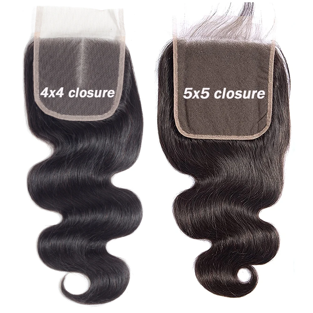 Top Trends: Wigqueen Hair 5x5 Closure HD Lace Body Wave Human Hair Invisible Transparent 4x4 Swiss Lace Closure Only Pre Plucked Baby Hair Shoppable Styles