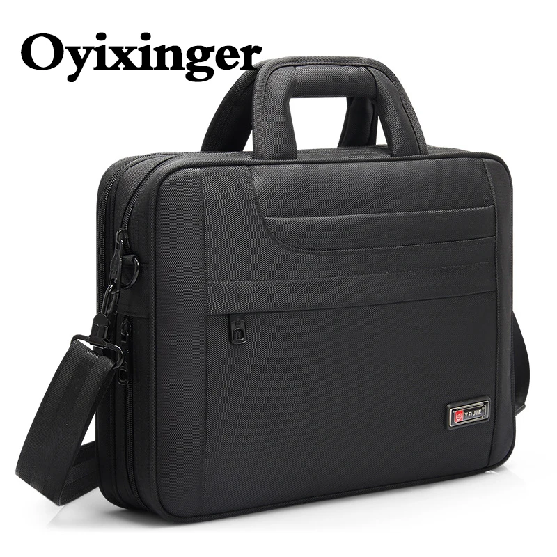 Top Trends: OYIXINGER Man&#039;s Laptop Bag Messenger Business Computer Bags Men Briefcase For Xiaomi Dell MacBook 14inch Male Shoulder Handbag Shoppable Styles