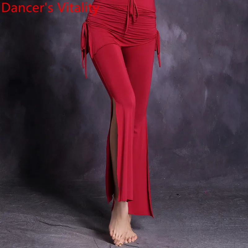 Top Trends: Girls Belly Dance Practice Trousers Lady Belly Dance Waist Trousers Comfortabel Women Belly Dance Superelasticity Pants MLXL Shoppable Styles