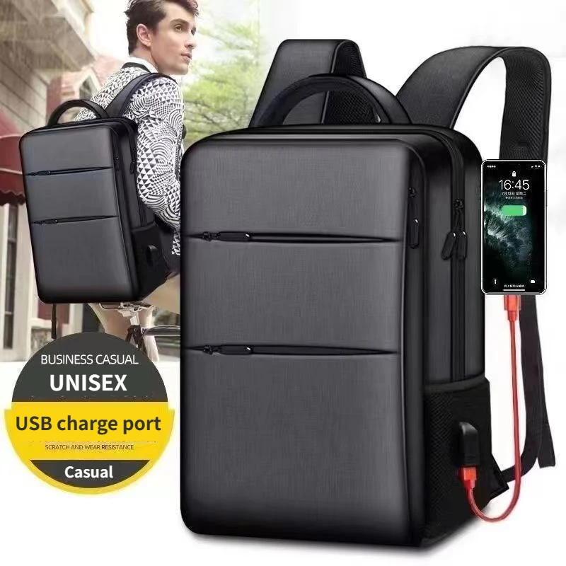 Top Trends: Men&#039;s Large Capacity Backpack 15.6-inch Laptop Backpack Men&#039;s Travel Leisure Backpack USB Charging Waterproof School Backpack Shoppable Styles