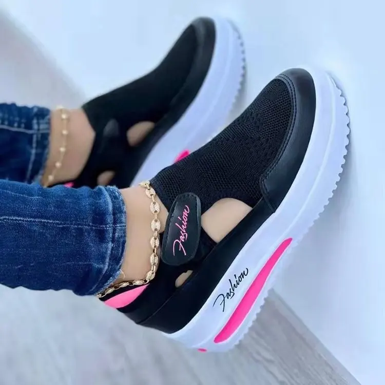 Top Trends: 2022 Women's Sneakers Walking Casual Breathable Sport Design Vulcanized Shoes Fashion Tennis Female Footwear Zapatillas Mujer Shoppable Styles