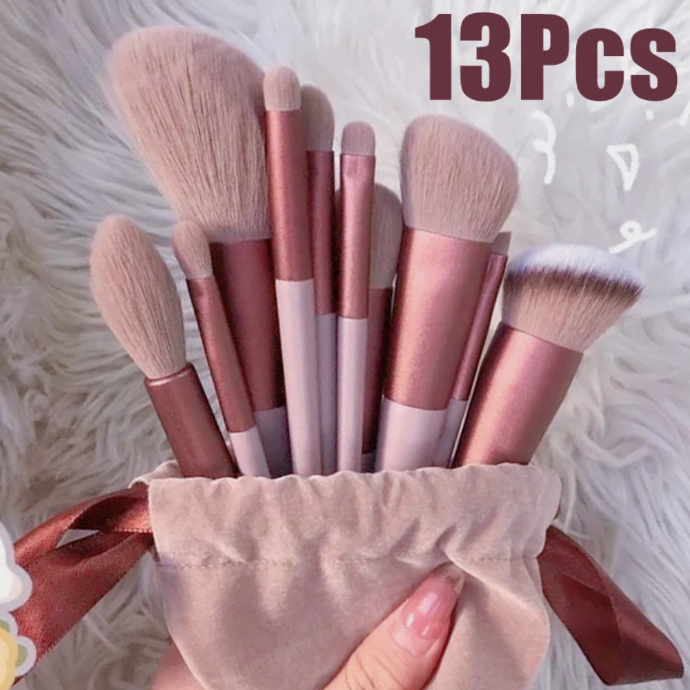 Top Trends: 13Pcs Makeup Brush Set Make Up Concealer Brush Blush Powder Brush Eye Shadow Highlighter Foundation Brush Cosmetic Beauty Tools Shoppable Styles