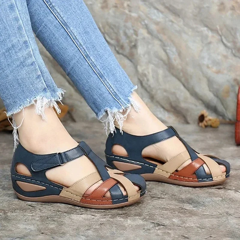 Top Trends: Fashion Women Sandals Waterproo Sli On Round Female Slippers Casual Comfortable Outdoor Fashion Sunmmer Plus Size Shoes Women Shoppable Styles