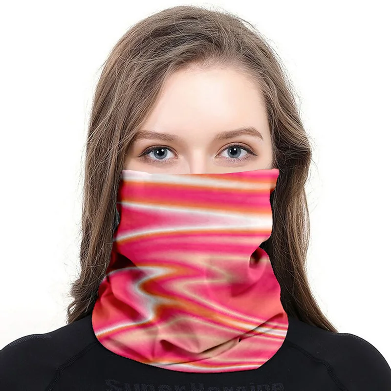 Top Trends: New Tie Dye Gradient Print Cycling Balaclava Outdoor Sports Sunscreen Breathable Mask Adult Tubular Seamless Magic Bandana Women Shoppable Styles - Image 5