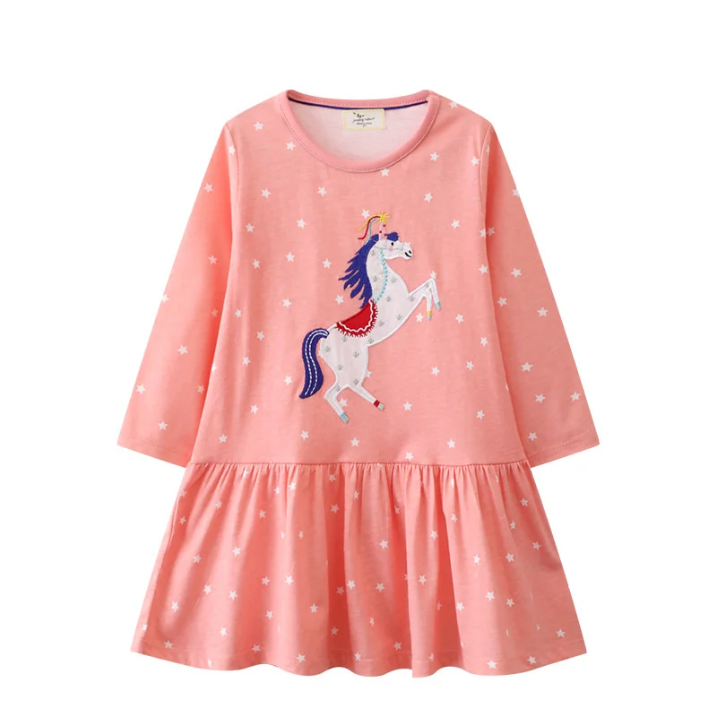 Top Trends: Jumping Meters 2-7T Halloween Princess Girls Dresses Long Sleeve Hot Selling Stars Toddler Kids Clothing Frocks Party Holiday Shoppable Styles - Image 6