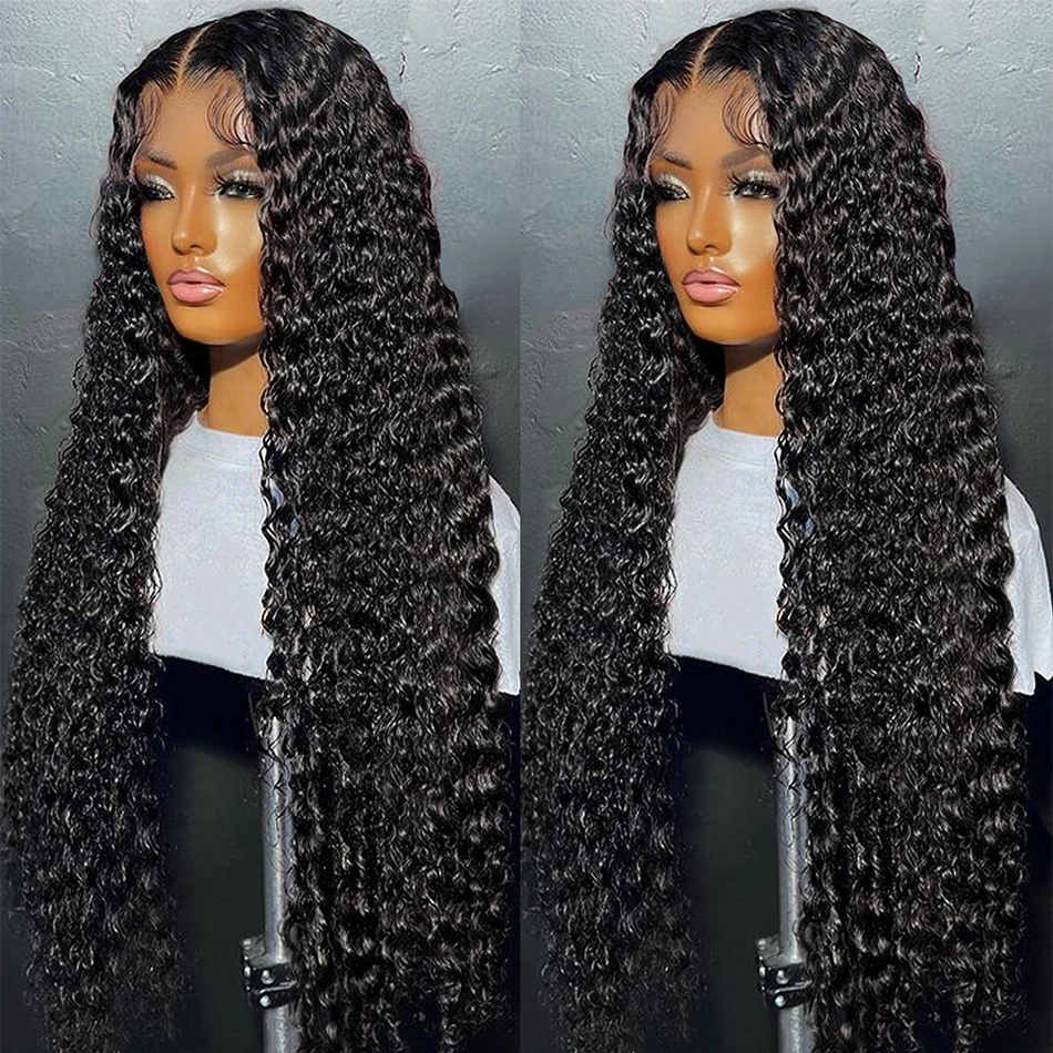 Top Trends: 13x6 HD Deep Wave Lace Frontal Wig 28 30 Inch Glueless Water Wave Curly Lace Frontal Wigs 13x4 Human Hair Wigs For Women On Sale Shoppable Styles