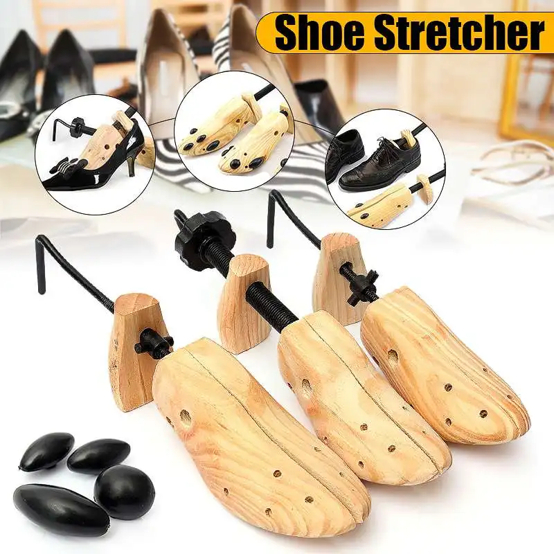 Top Trends: Stretcher Shoes Tree Shaper Rack 1Piece Unisex Shoe S / M / L For Women Man Adjustable Wooden Pumps Boots Expander Trees Size Shoppable Styles